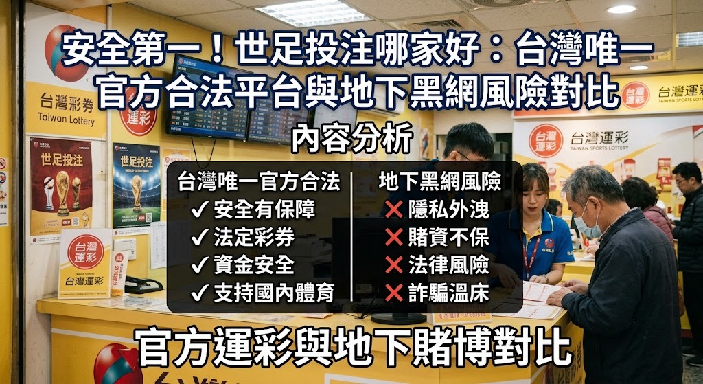 台灣唯一官方合法平台與地下黑網風險對比